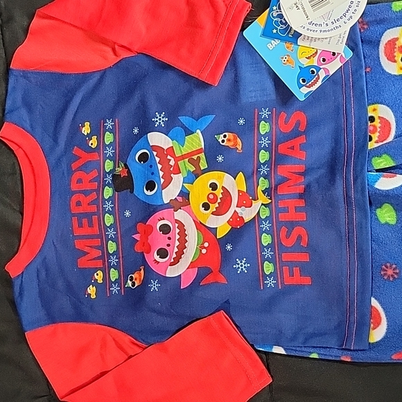 Nwt Nickelodeon Baby Shark PJ Set - Picture 2 of 7